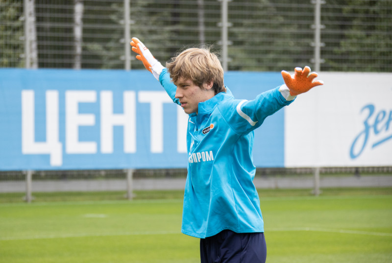 Тренировка «Зенита» перед матчем с ЦСКА