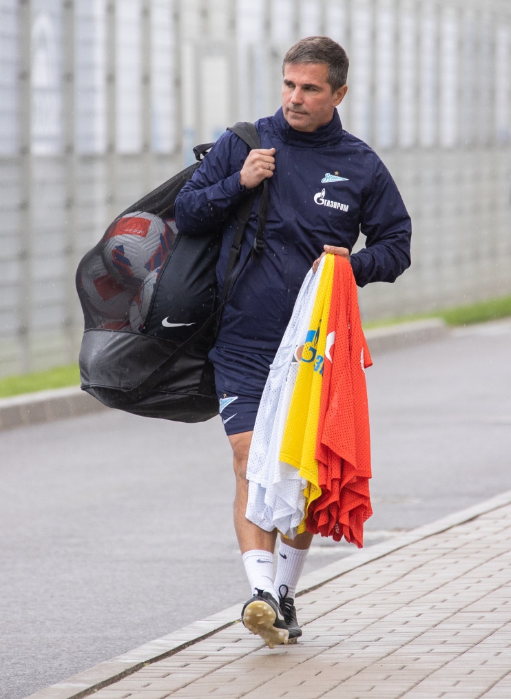 Тренировка «Зенита» перед матчем с ЦСКА