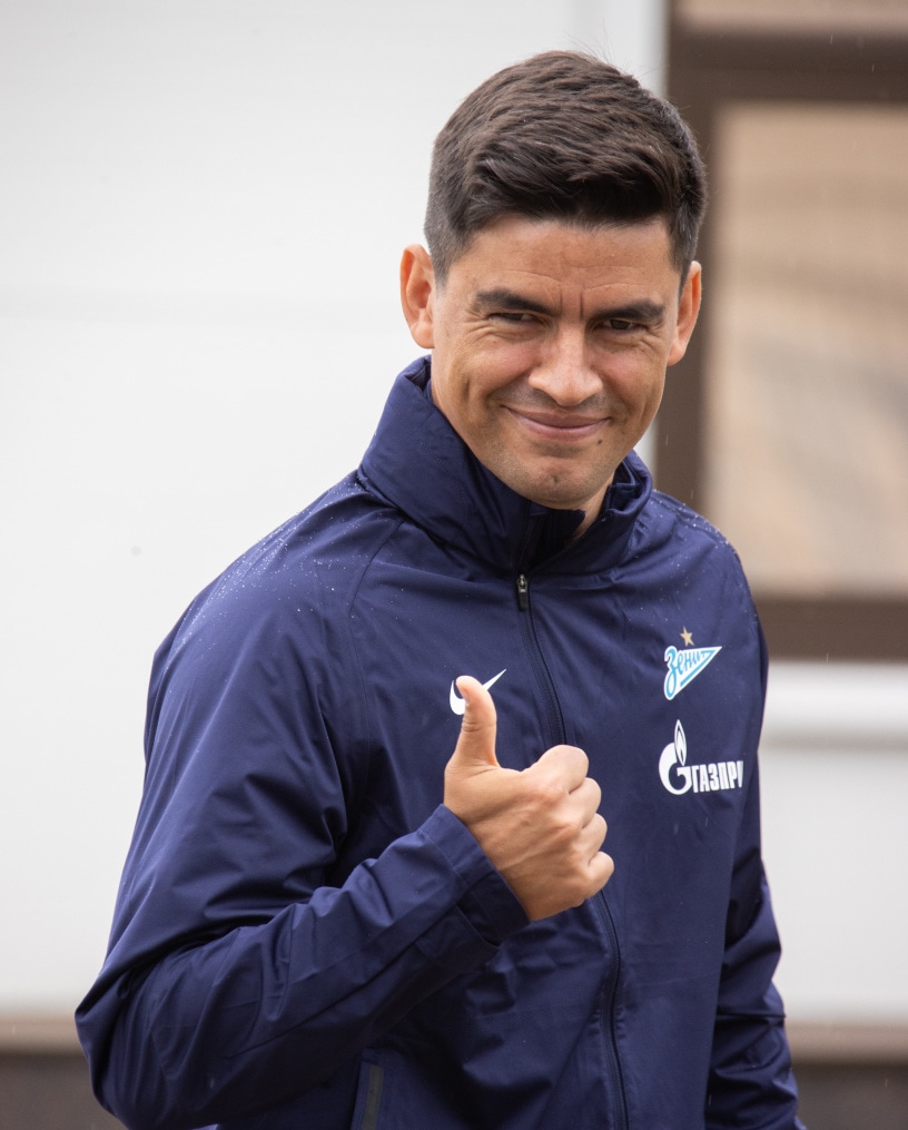 Тренировка «Зенита» перед матчем с ЦСКА