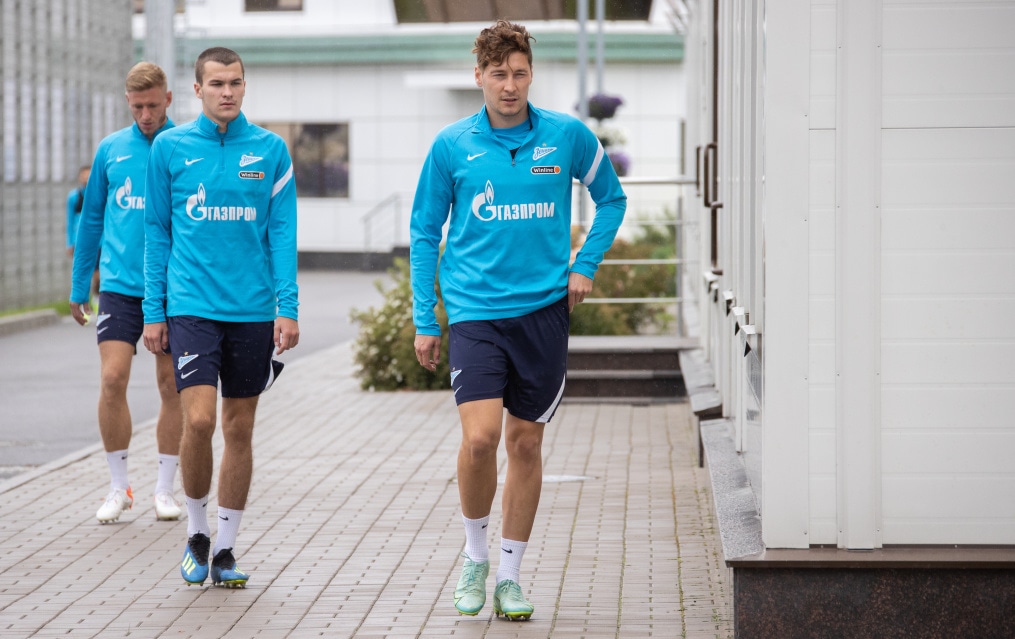 Тренировка «Зенита» перед матчем с ЦСКА