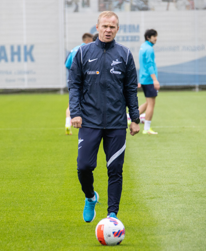 Тренировка «Зенита» перед матчем с ЦСКА