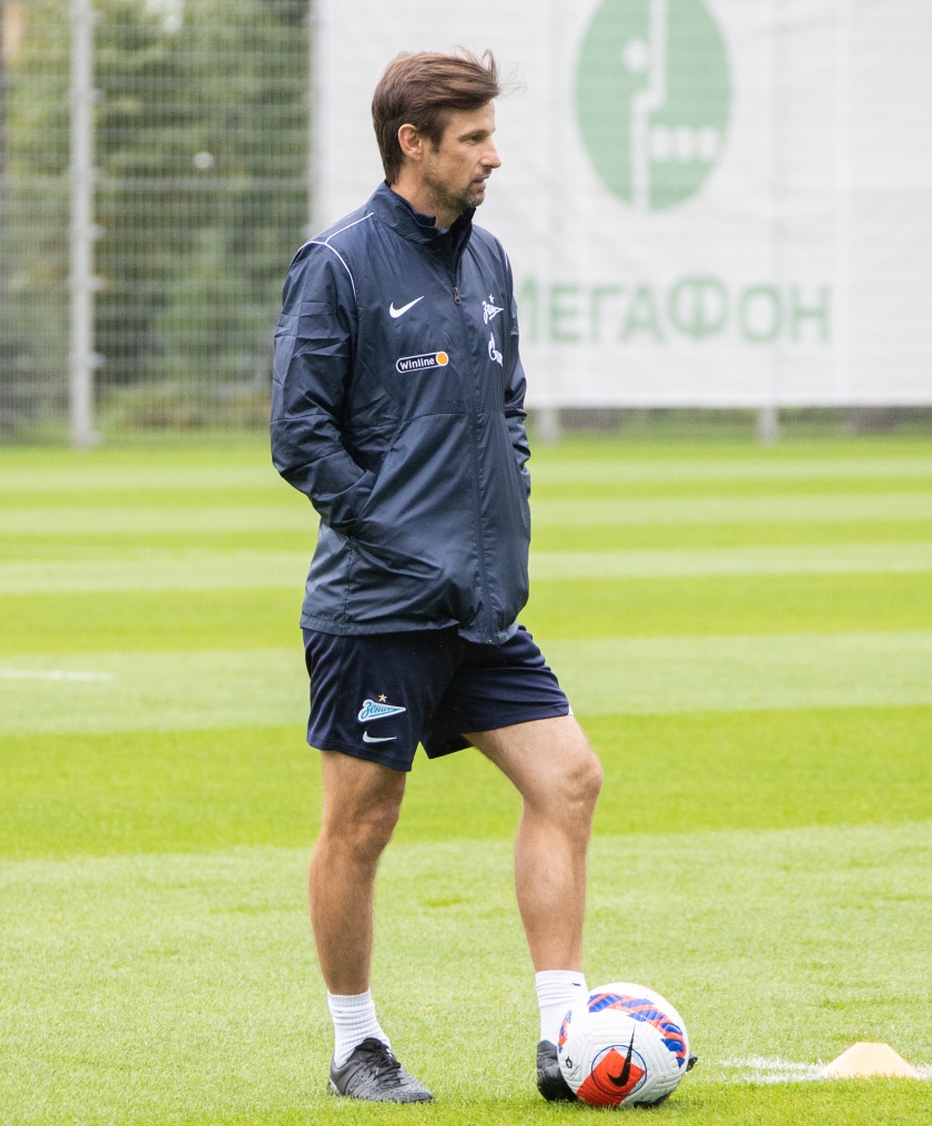 Тренировка «Зенита» перед матчем с ЦСКА