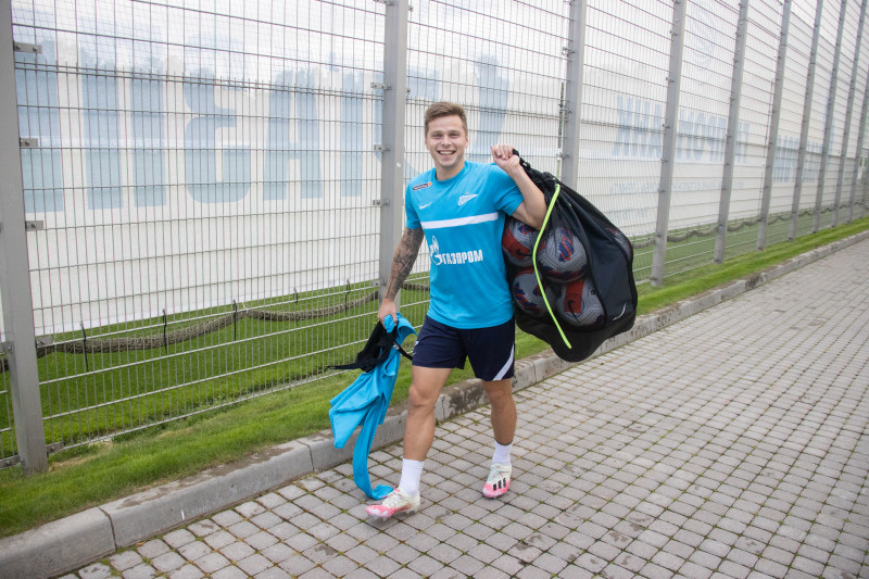 Первая осенняя тренировка «Зенита»