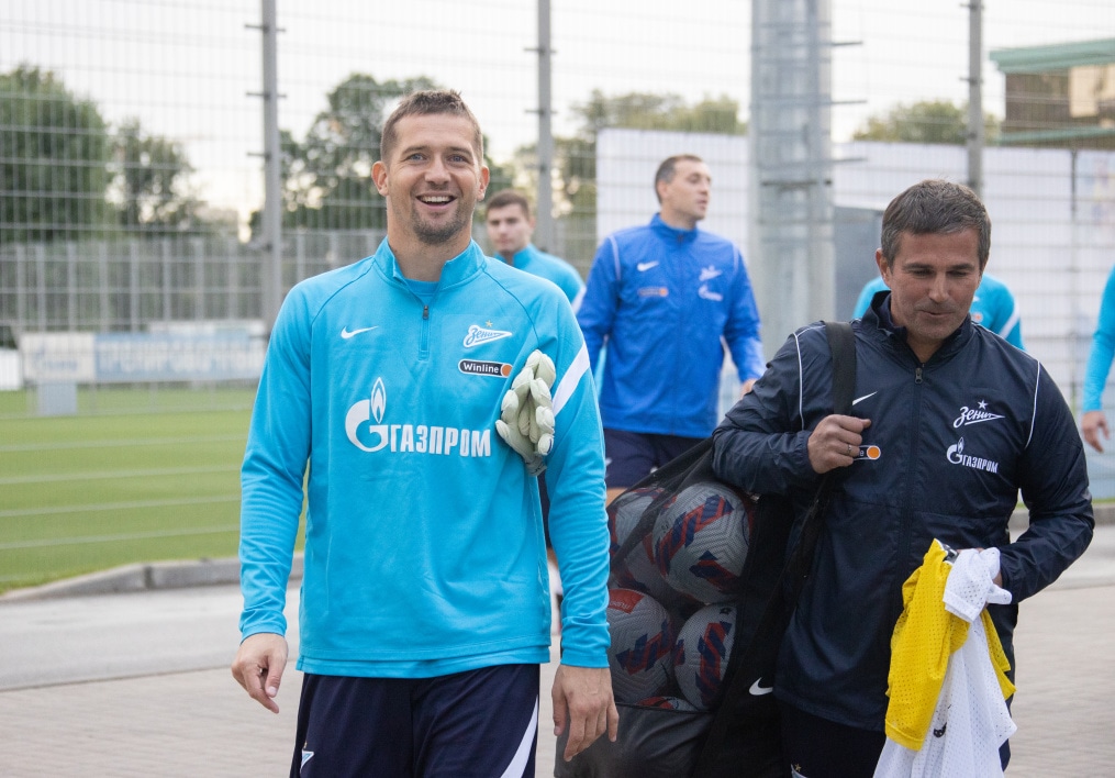 Первая осенняя тренировка «Зенита»