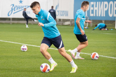 Первая осенняя тренировка «Зенита»