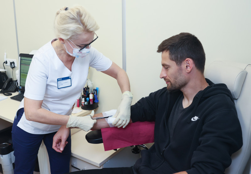 Станислав Крицюк проходит медосмотр в ММЦ «Согаз»