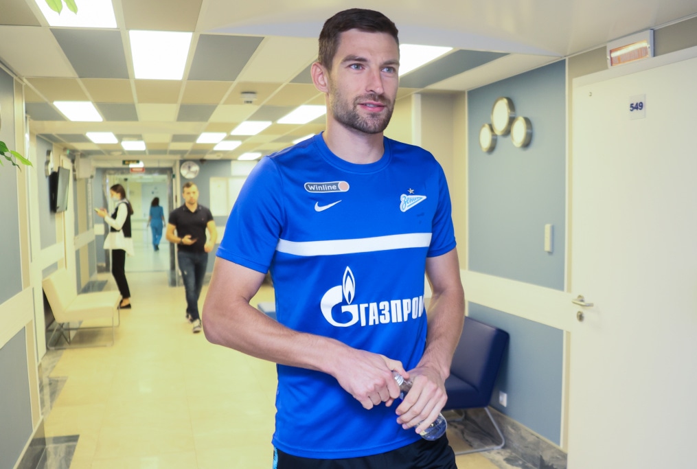 Станислав Крицюк проходит медосмотр в ММЦ «Согаз»