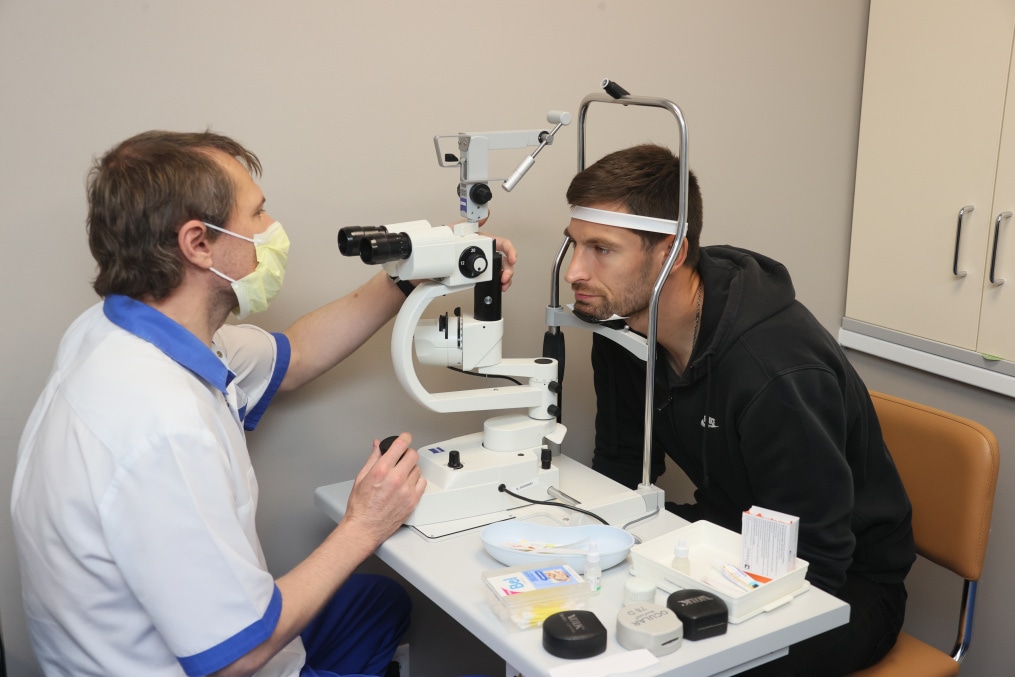 Станислав Крицюк проходит медосмотр в ММЦ «Согаз»