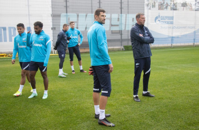 Первая осенняя тренировка «Зенита»