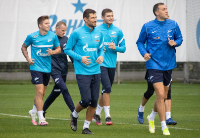 Первая осенняя тренировка «Зенита»