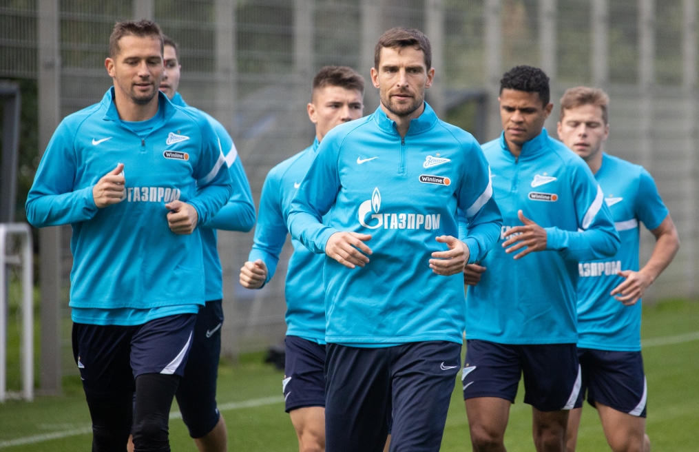 Первая осенняя тренировка «Зенита»