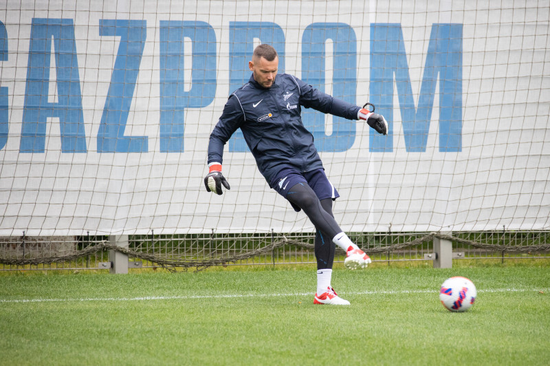 Тренировка «Зенита» перед матчем с «Ахматом»