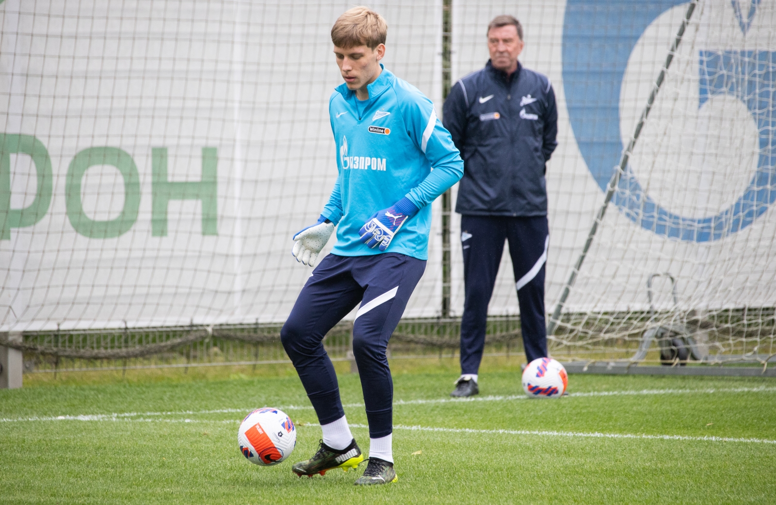 Тренировка «Зенита» перед матчем с «Ахматом»