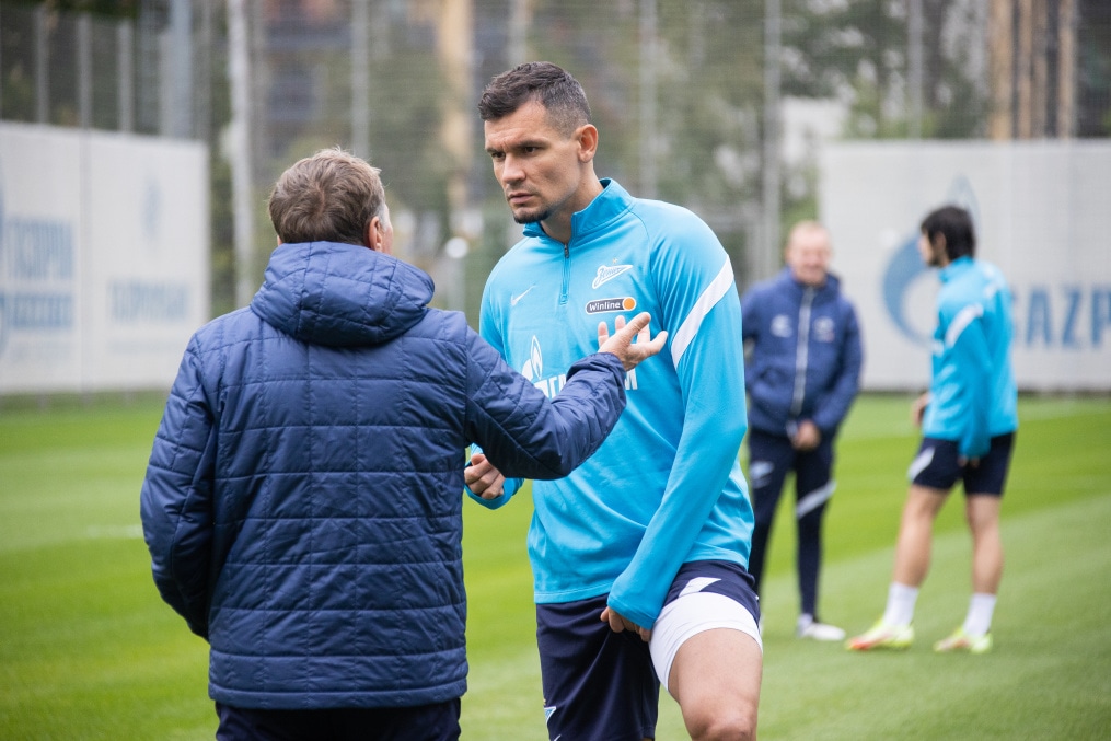 Тренировка «Зенита» перед матчем с «Ахматом»