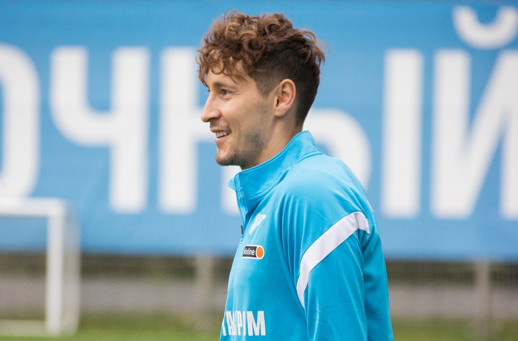 Тренировка «Зенита» перед матчем с «Ахматом»