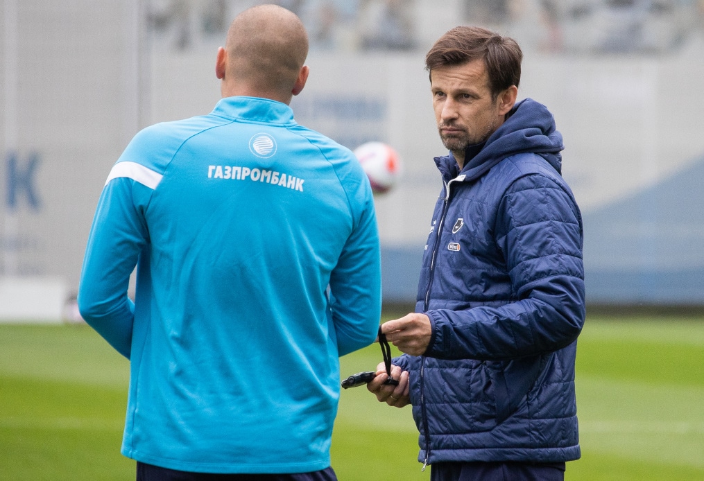 Тренировка «Зенита» перед матчем с «Ахматом»