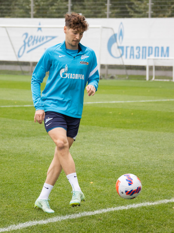 Тренировка «Зенита» перед матчем с «Ахматом»