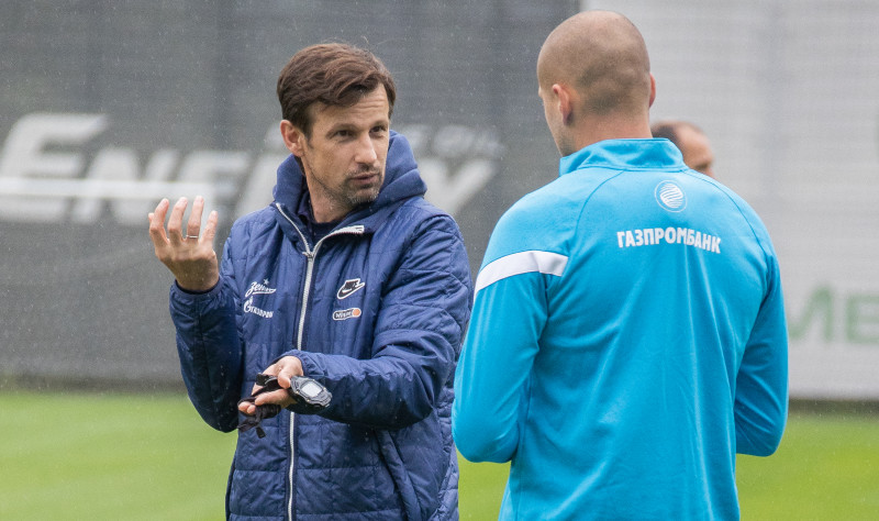 Тренировка «Зенита» перед матчем с «Ахматом»