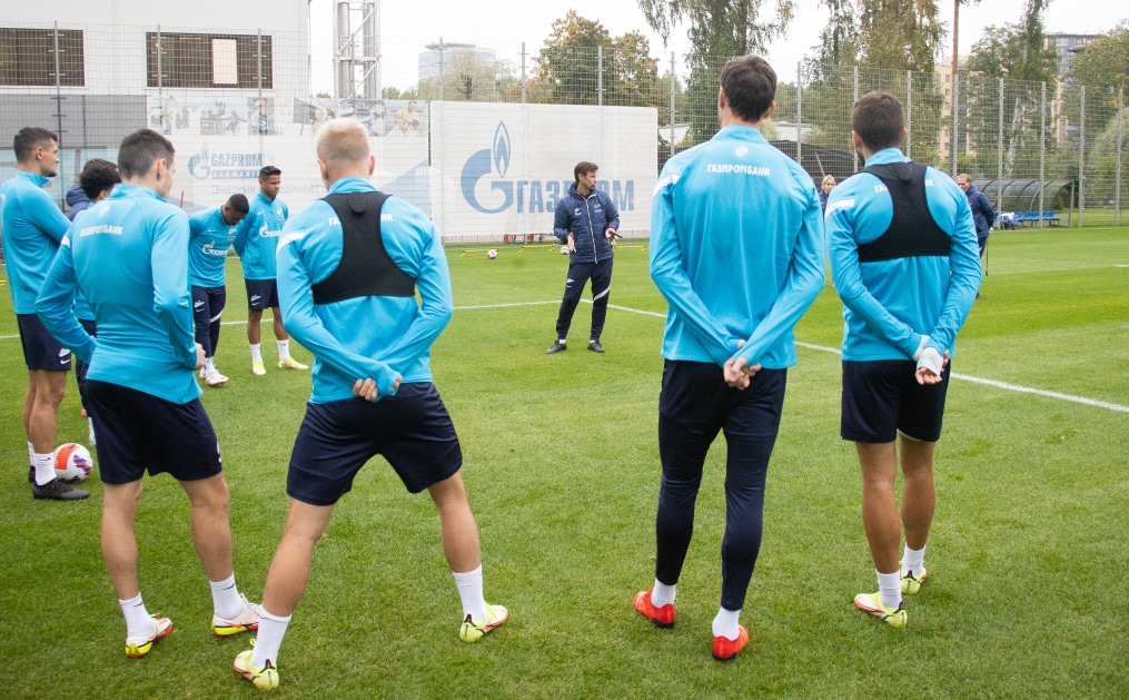 Тренировка «Зенита» перед матчем с «Ахматом»