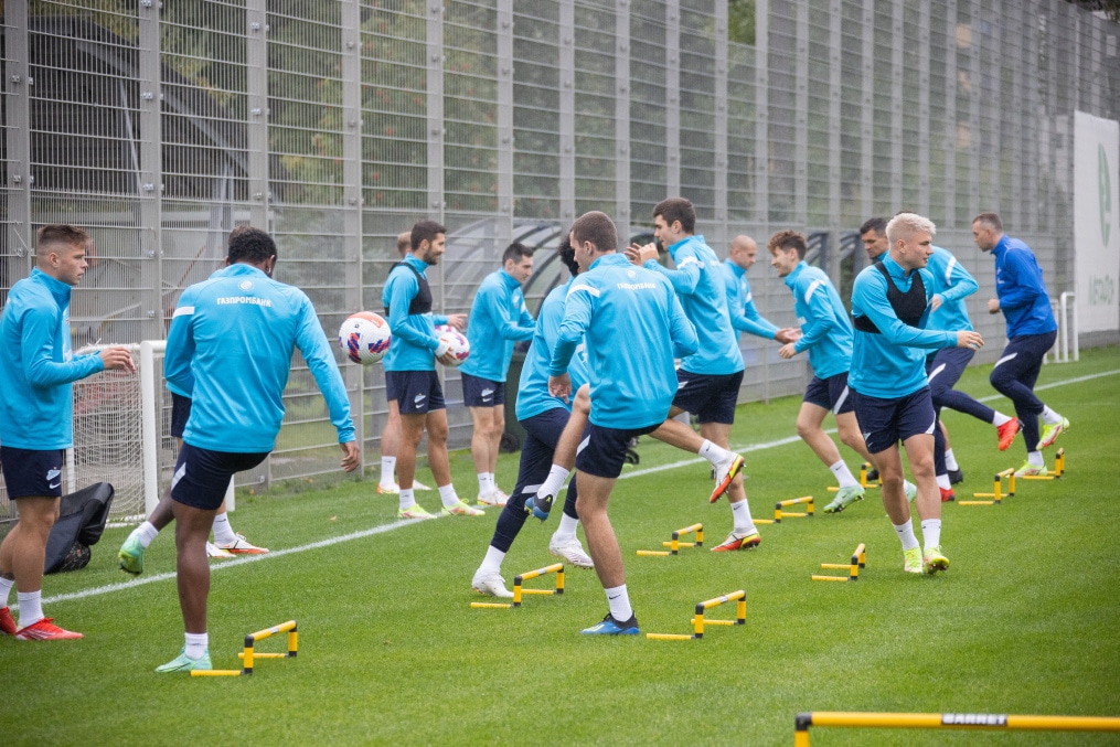 Тренировка «Зенита» перед матчем с «Ахматом»