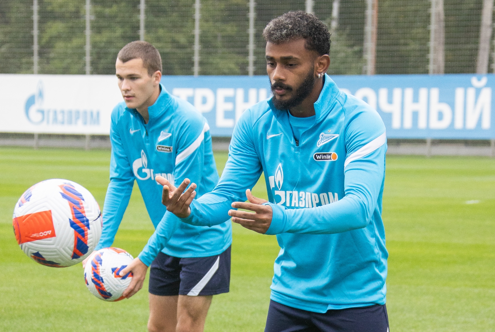 Тренировка «Зенита» перед матчем с «Ахматом»