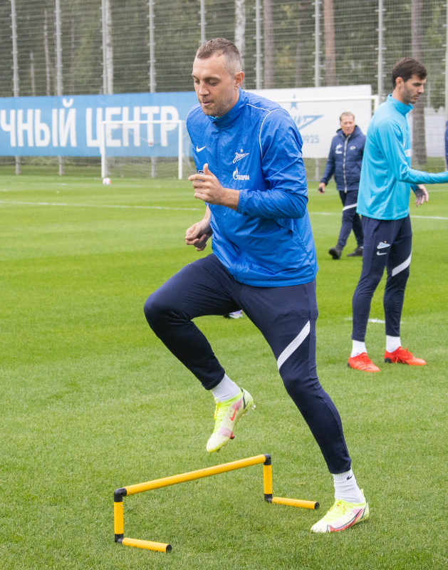 Тренировка «Зенита» перед матчем с «Ахматом»