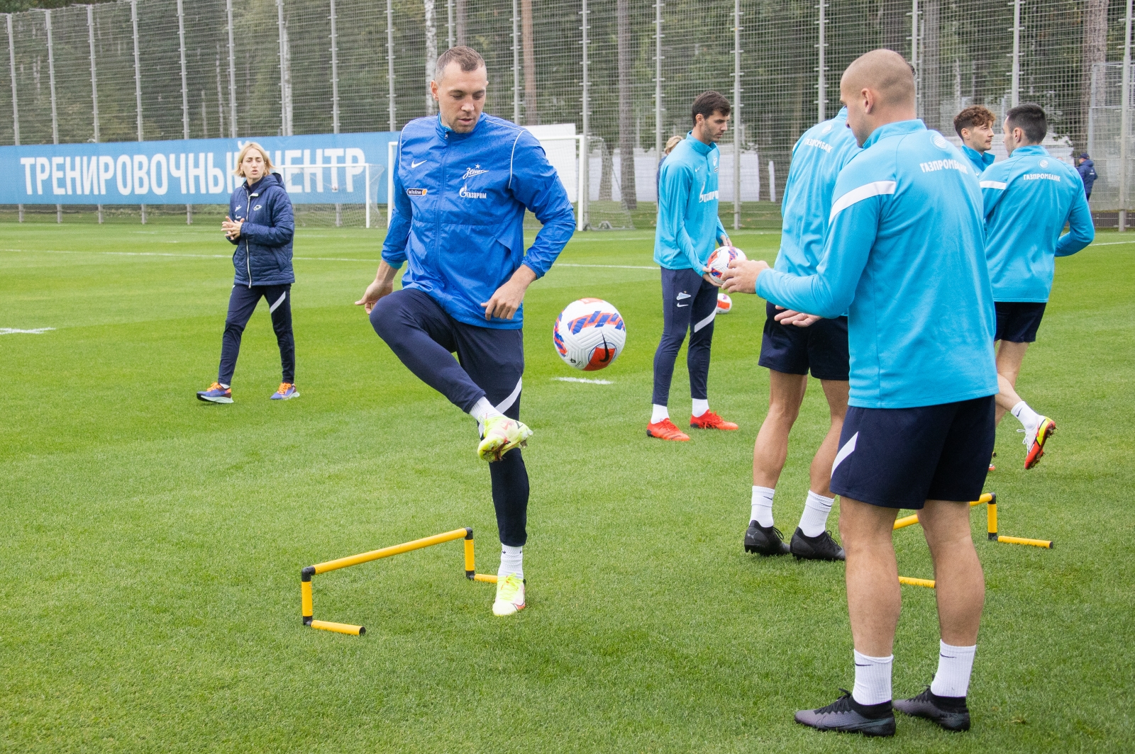 Тренировка «Зенита» перед матчем с «Ахматом»