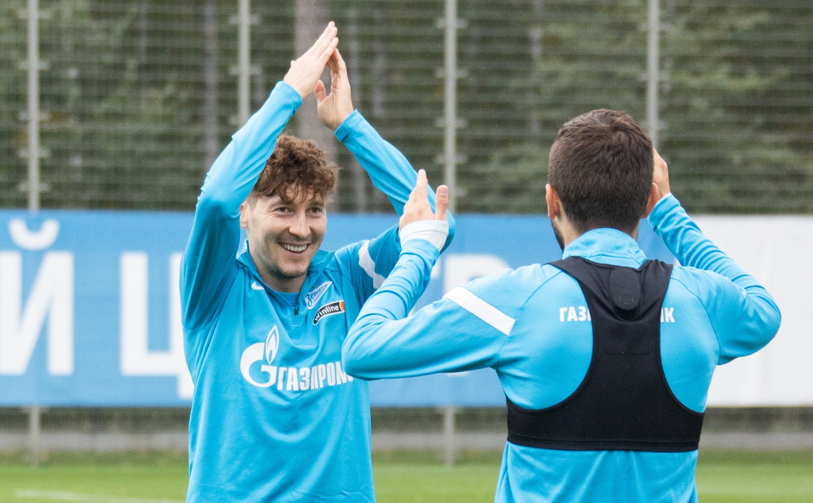 Тренировка «Зенита» перед матчем с «Ахматом»