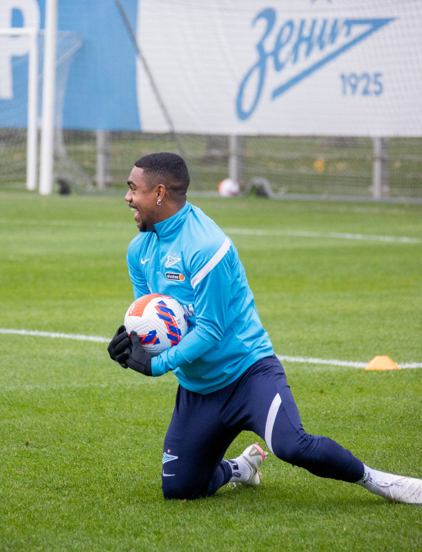 Тренировка «Зенита» перед матчем с «Ахматом»