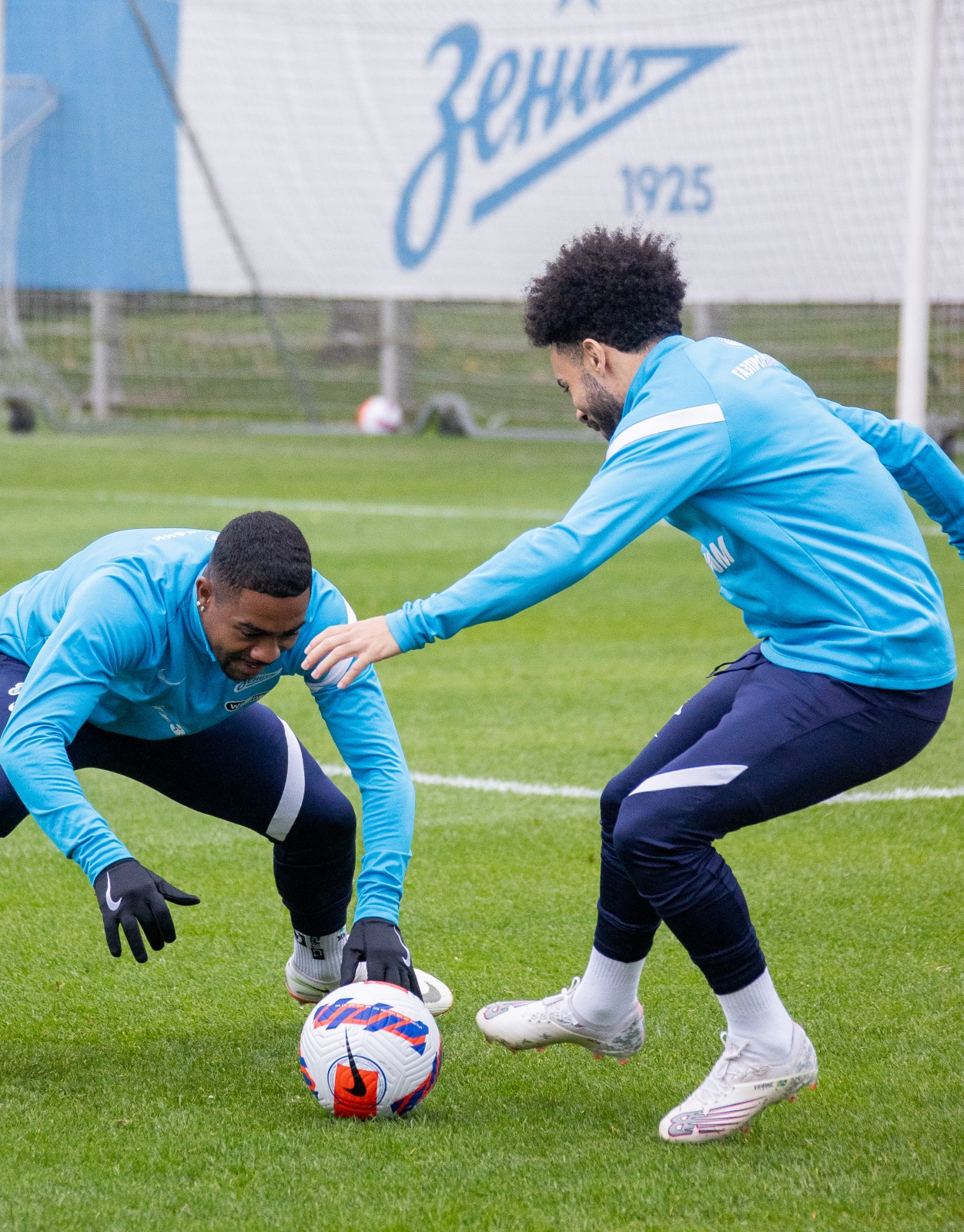 Тренировка «Зенита» перед матчем с «Ахматом»