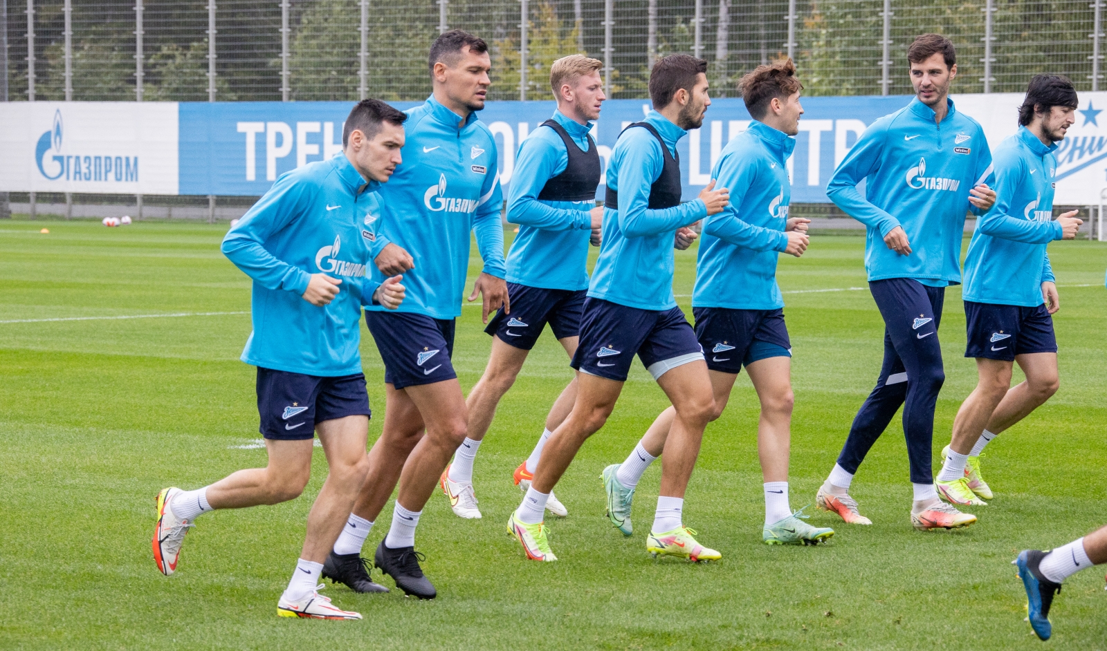 Тренировка «Зенита» перед матчем с «Ахматом»