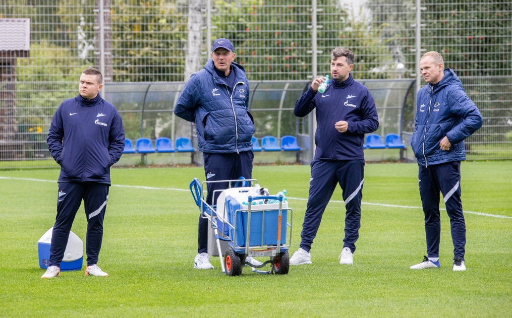 Тренировка «Зенита» перед матчем с «Ахматом»