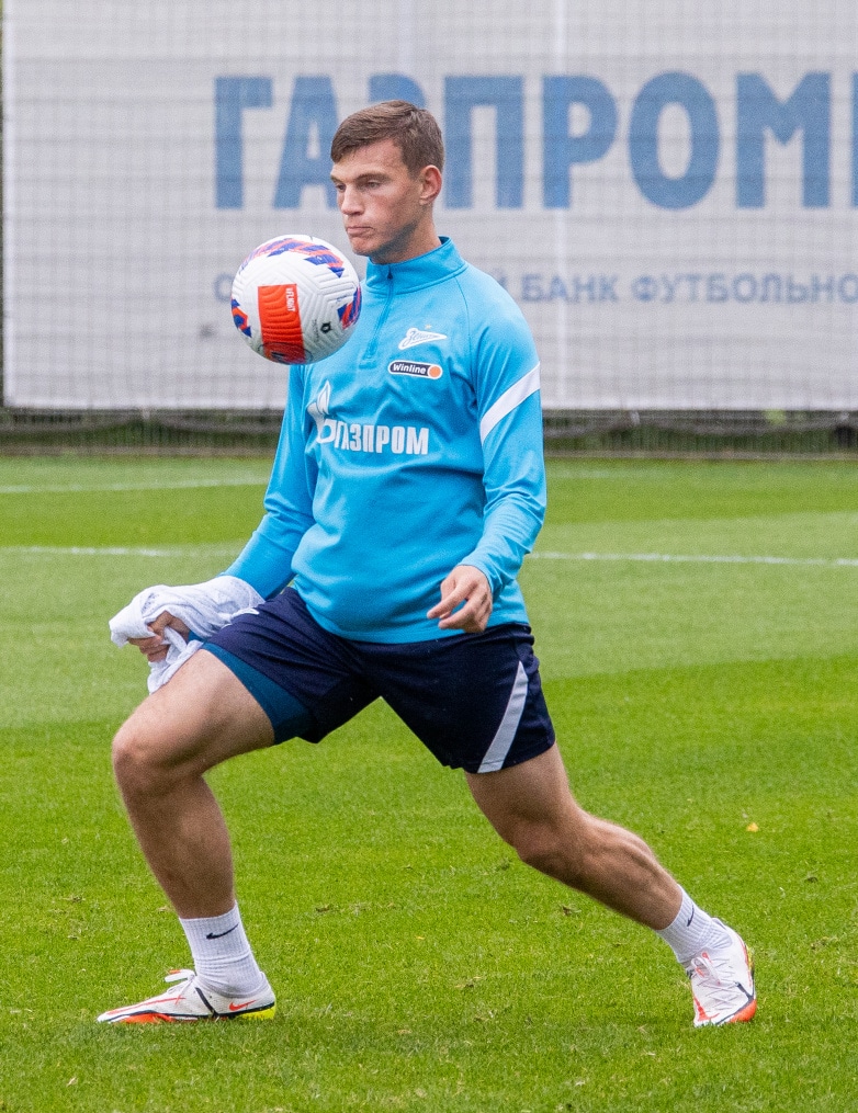 Тренировка «Зенита» перед матчем с «Ахматом»