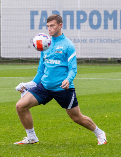 Тренировка «Зенита» перед матчем с «Ахматом»