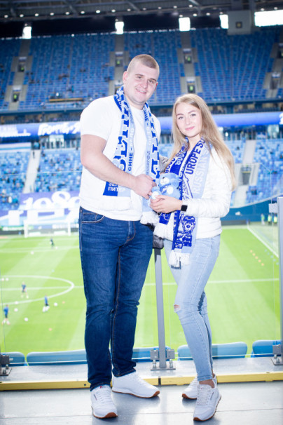 Болельщики на матче «Зенит» — «Крылья Советов»