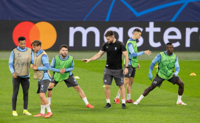 Тренировка «Мальмё» перед матчем с «Зенитом»