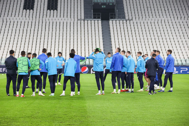 Открытая тренировка «Зенита» перед матчем с «Ювентусом»