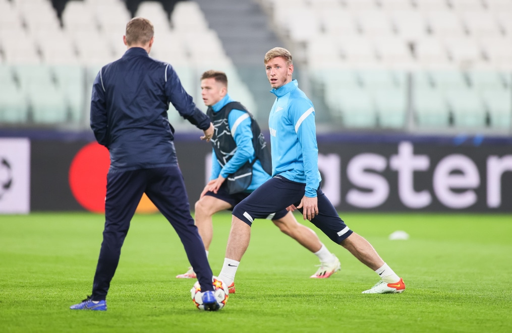 Открытая тренировка «Зенита» перед матчем с «Ювентусом»