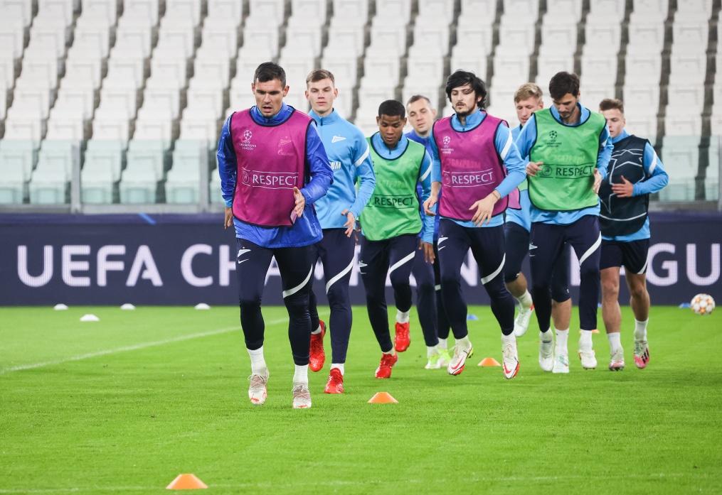 Открытая тренировка «Зенита» перед матчем с «Ювентусом»