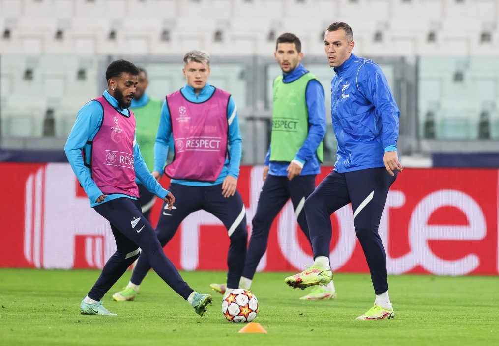 Открытая тренировка «Зенита» перед матчем с «Ювентусом»
