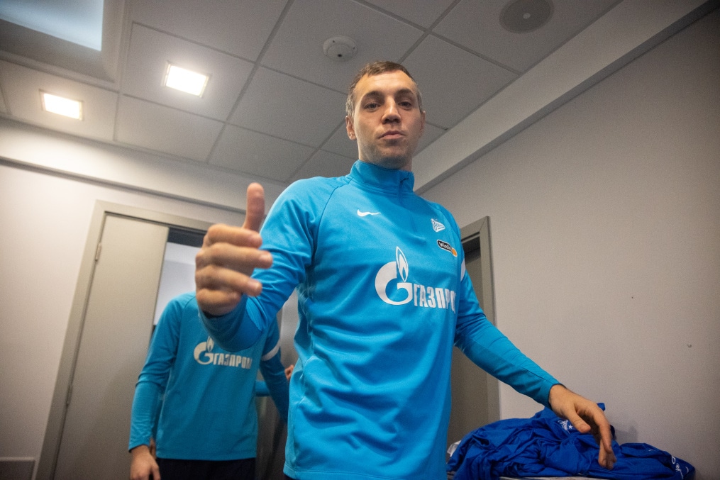 Тренировка «Зенита» перед матчем с ЦСКА