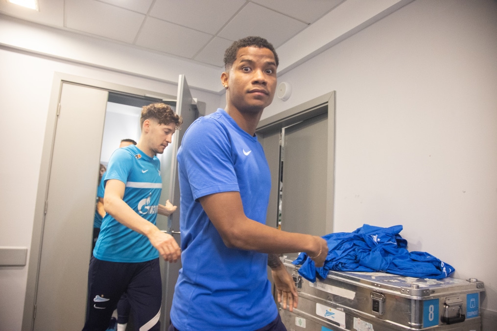 Тренировка «Зенита» перед матчем с ЦСКА