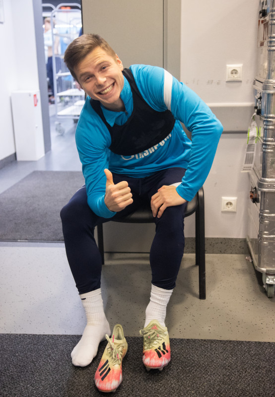 Тренировка «Зенита» перед матчем с ЦСКА