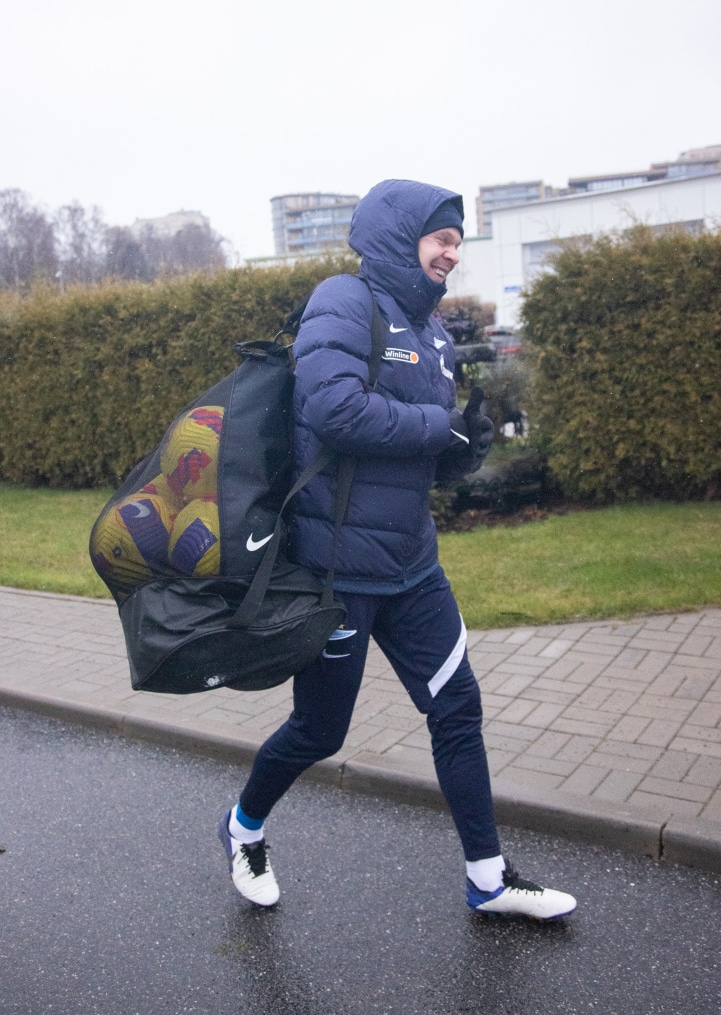 Тренировка «Зенита» перед матчем с ЦСКА