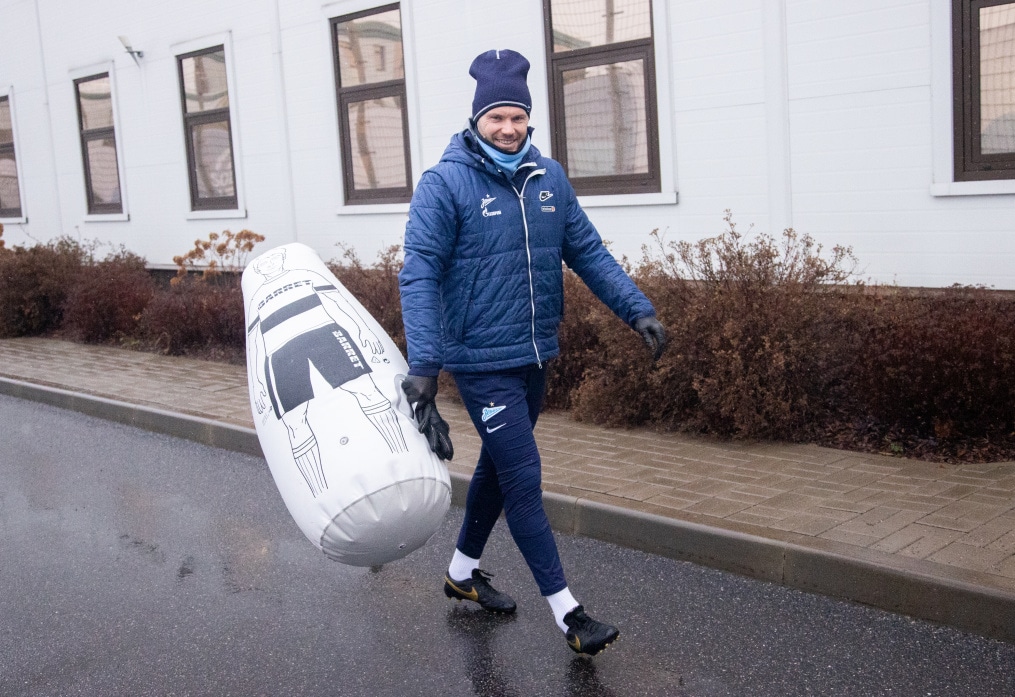 Тренировка «Зенита» перед матчем с ЦСКА