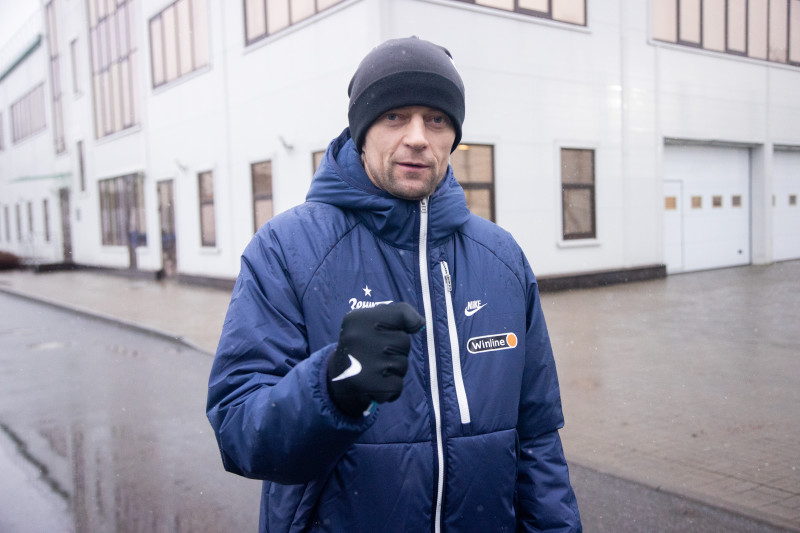 Тренировка «Зенита» перед матчем с ЦСКА