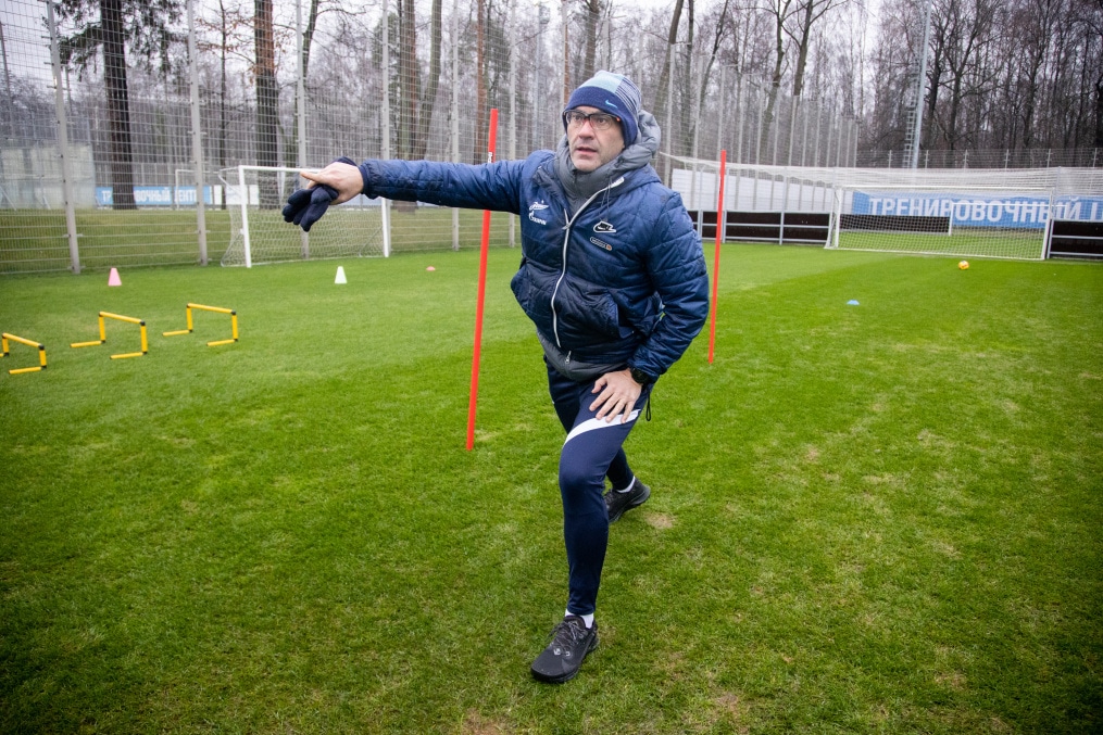 Тренировка «Зенита» перед матчем с ЦСКА