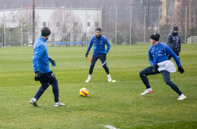 Тренировка «Зенита» перед матчем с ЦСКА