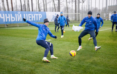 Тренировка «Зенита» перед матчем с ЦСКА