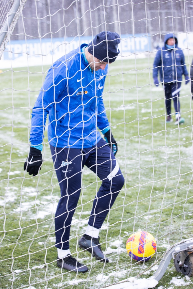 Тренировка «Зенита» перед матчем с «Ростовом»